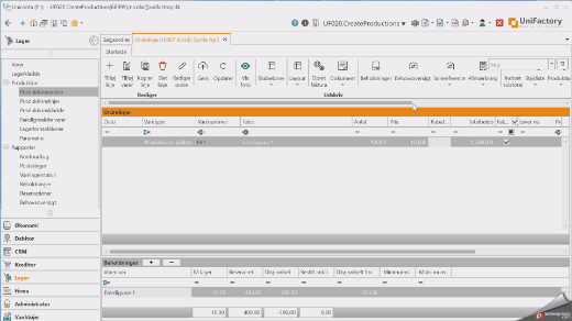 Billede af Ordreproduktion/ UniProduction